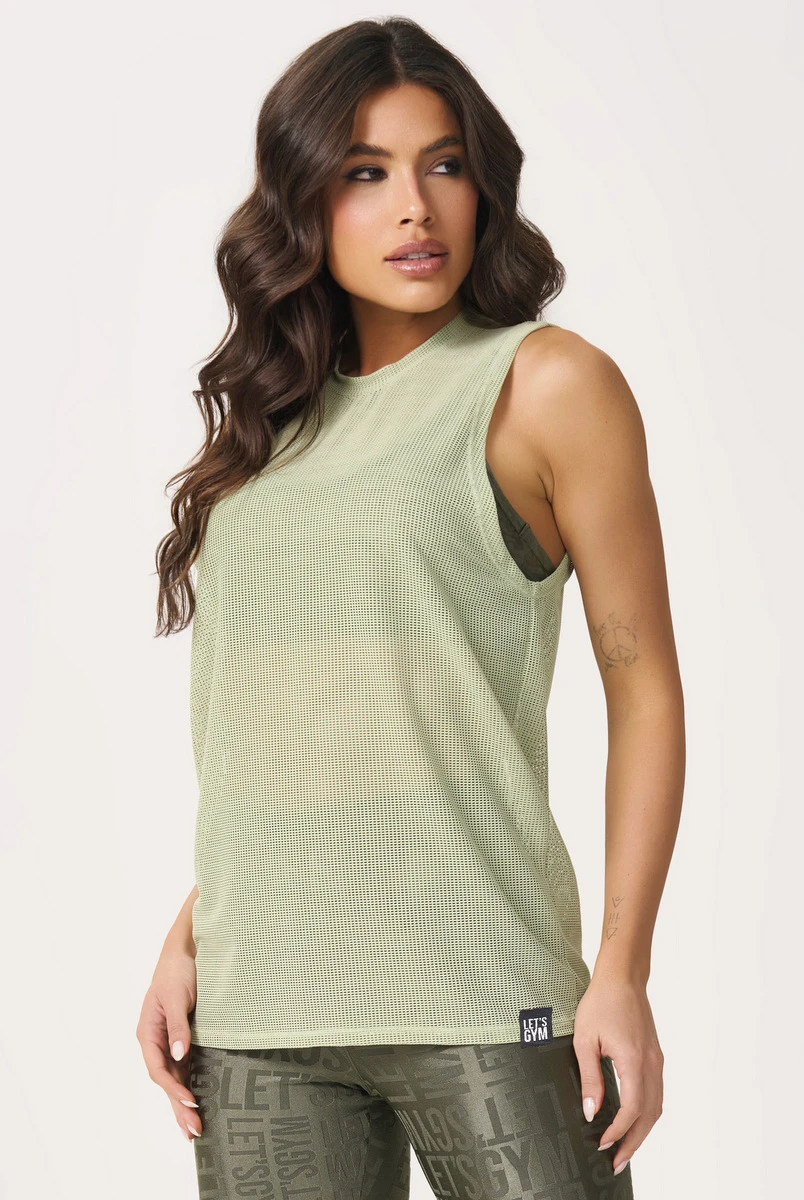 Lets Gym - Tank Shirt Screen Salvia - 3168SV