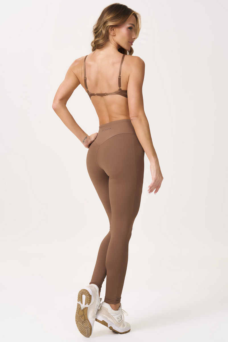 Lets Gym - Leggingss Breeze Glow Mocha Mousse - 3194MM