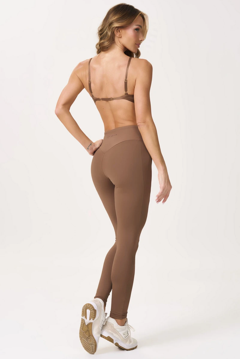 Lets Gym - Leggingss Breeze Glow Mocha Mousse - 3194MM