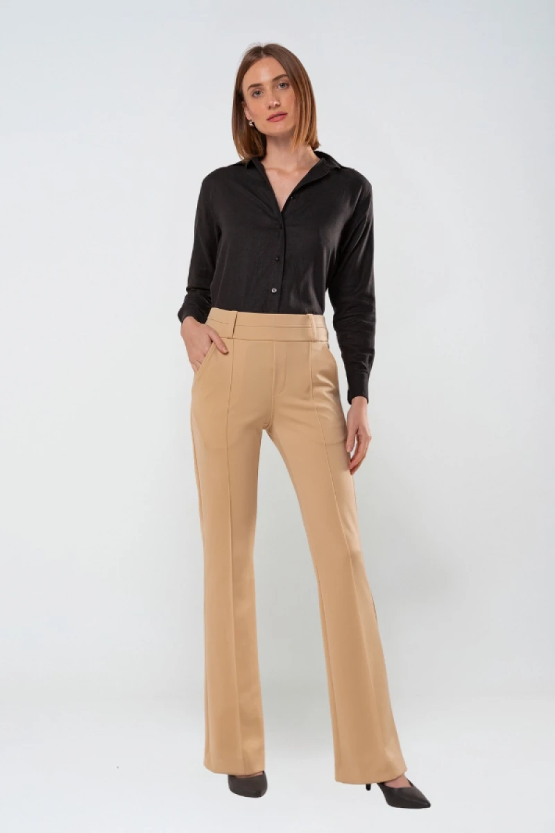 Hidrogênio - PINK BEIGE STRAIGHT PANTS - 20283003 Hidrogênio - PINK BEIGE STRAIGHT PANTS - 20283003