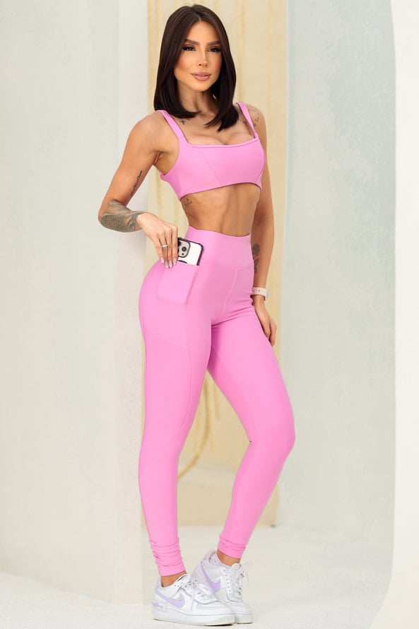 Garotafit - Pink Candor Set - FCS419D