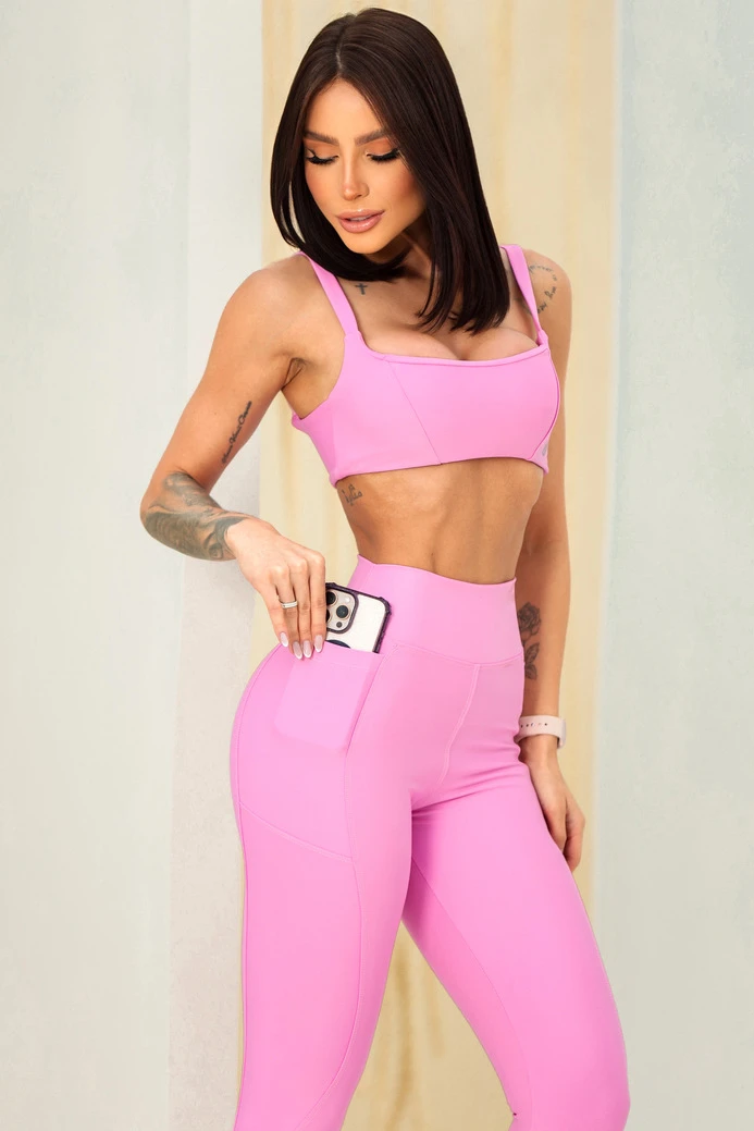 Garotafit - Pink Candor Set - FCS419D