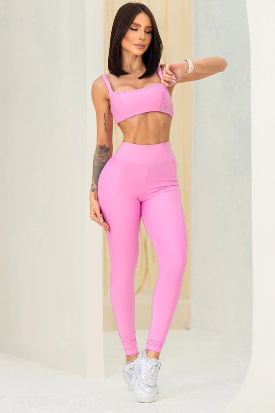 Garotafit - Pink Candor Set - FCS419D