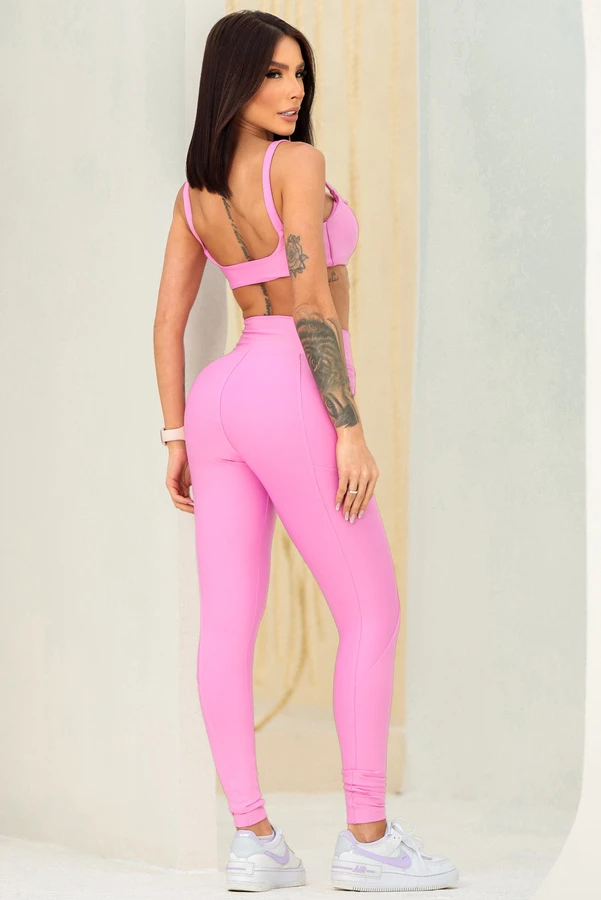 Garotafit - Pink Candor Set - FCS419D