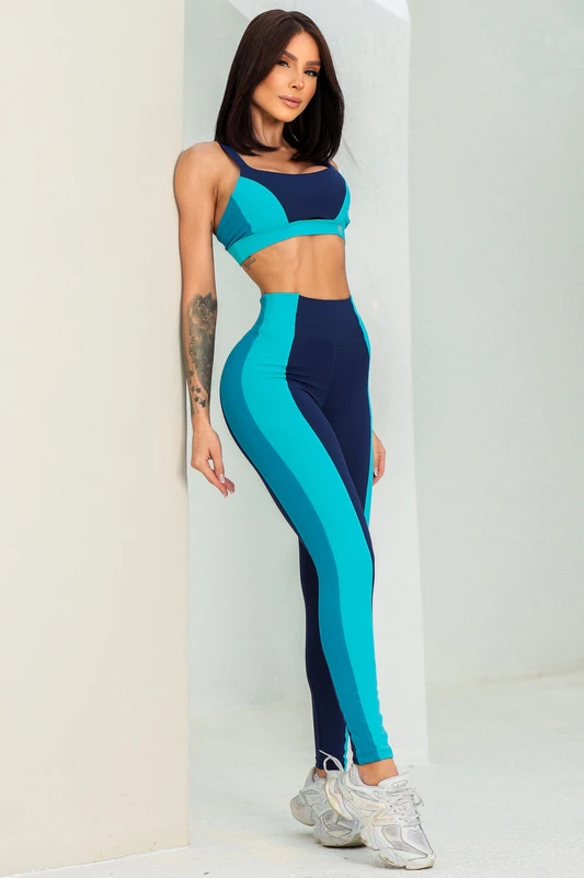 Garotafit - Misty Navy Set - FCS422LM