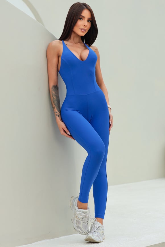 Garotafit - Macacão Isa Royal - MAC232LB