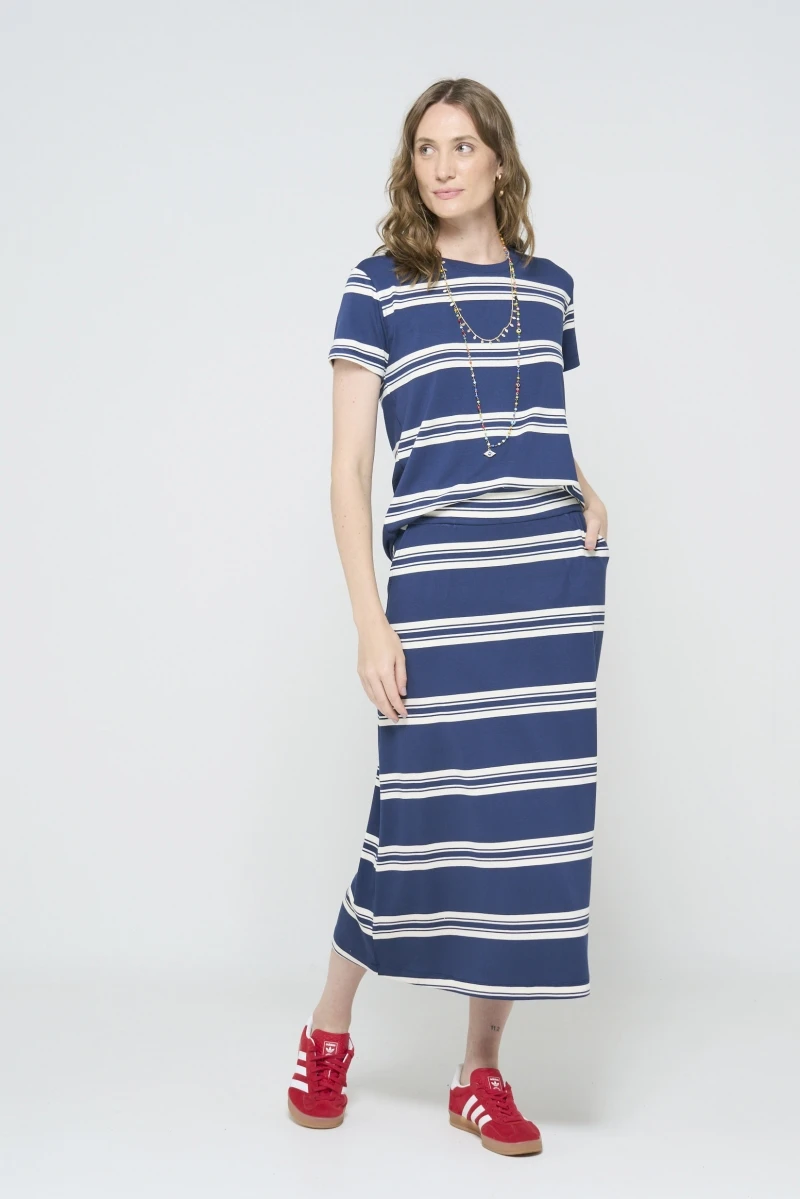 Hidrogênio - STRIPED SKIRT - 20610347 Hidrogênio - STRIPED SKIRT - 20610347
