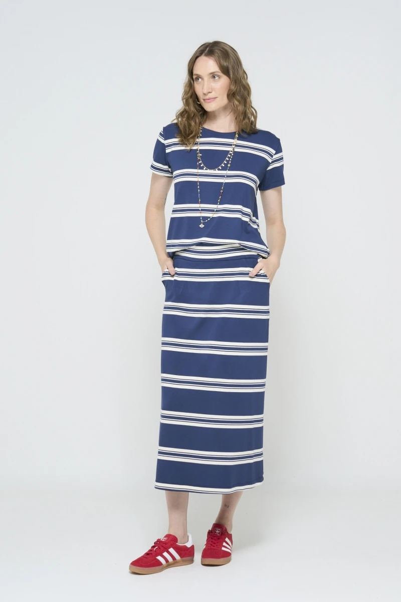 Hidrogênio - STRIPED SKIRT - 20610347 Hidrogênio - STRIPED SKIRT - 20610347