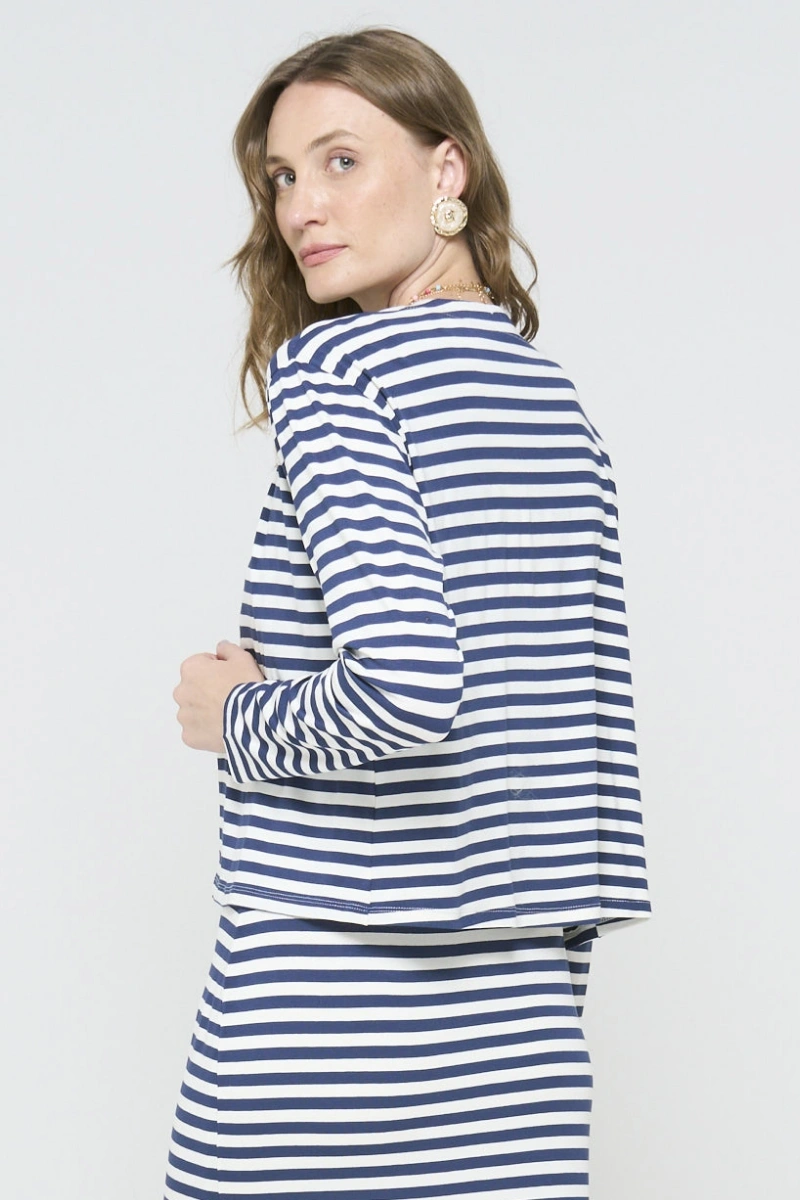 Hidrogênio - CARDIGAN COM REGATA MARINHO - 20634004