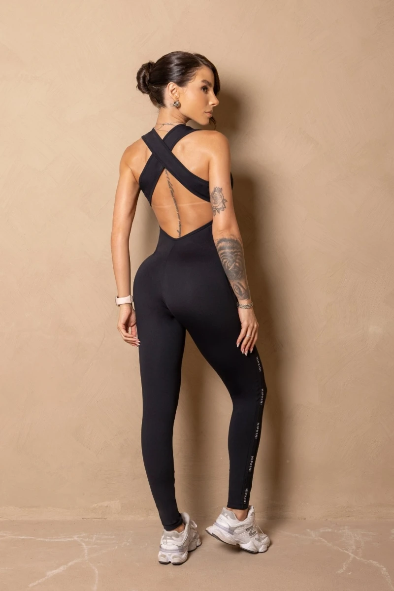 Hipkini - Jumpsuit Fitness Enjoy the moment Black - 33331452 Hipkini - Jumpsuit Fitness Enjoy the moment Black - 33331452