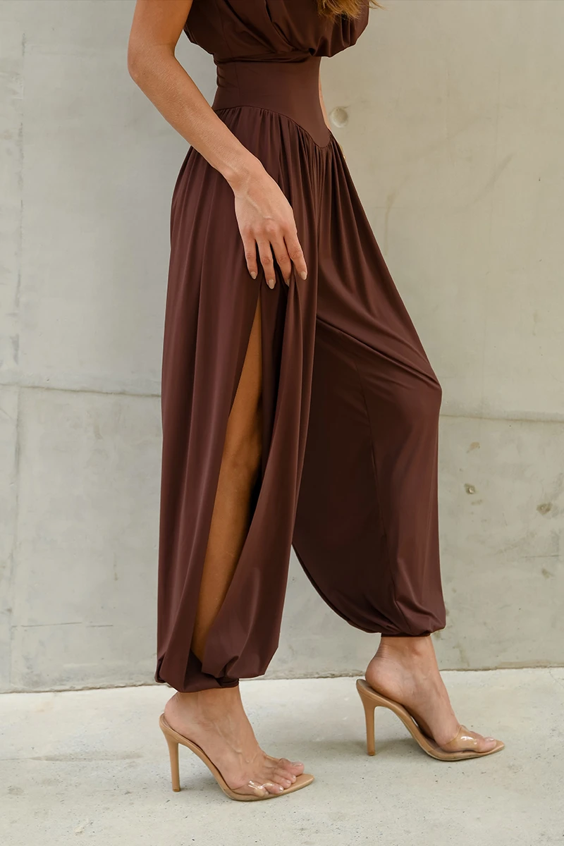 Dot Clothing - Jumpsuit Dot Clothing Kiara Aladin Green Brown - 2793MARROM Dot Clothing - Jumpsuit Dot Clothing Kiara Aladin Green Brown - 2793MARROM