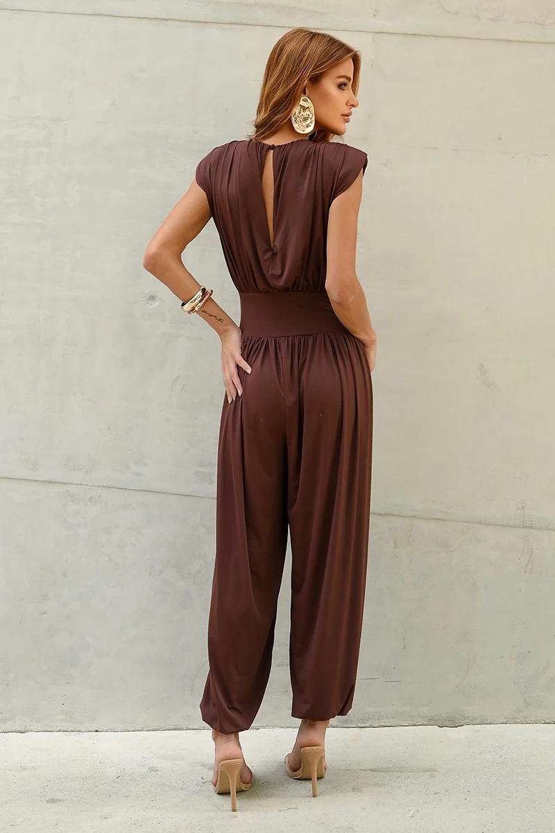 Dot Clothing - Jumpsuit Dot Clothing Kiara Aladin Green Brown - 2793MARROM Dot Clothing - Jumpsuit Dot Clothing Kiara Aladin Green Brown - 2793MARROM