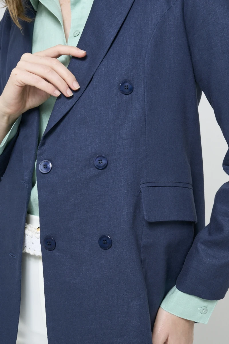 Hidrogênio - 6-BUTTON NAVY BLAZER - 20574004