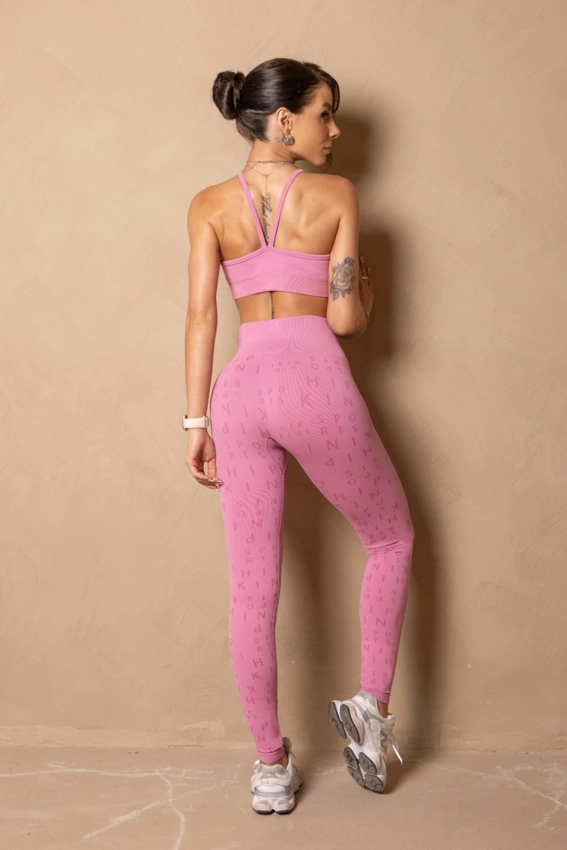 Hipkini - Top Fitness Seamless Enjoy the moment Pink - 33331503 Hipkini - Top Fitness Seamless Enjoy the moment Pink - 33331503