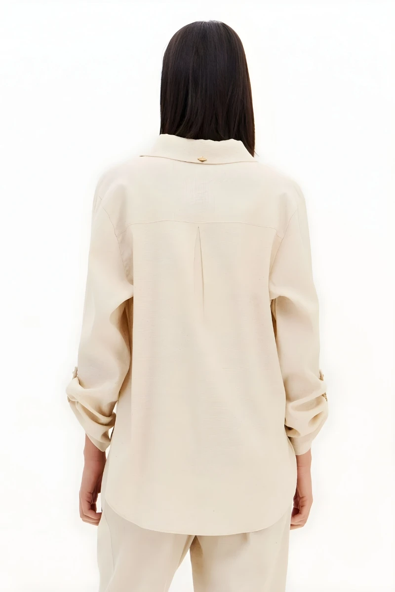 LANÇA PERFUME - Lança Perfume Long Sleeve Linen Shirt - 1650 LANÇA PERFUME - Lança Perfume Long Sleeve Linen Shirt - 1650