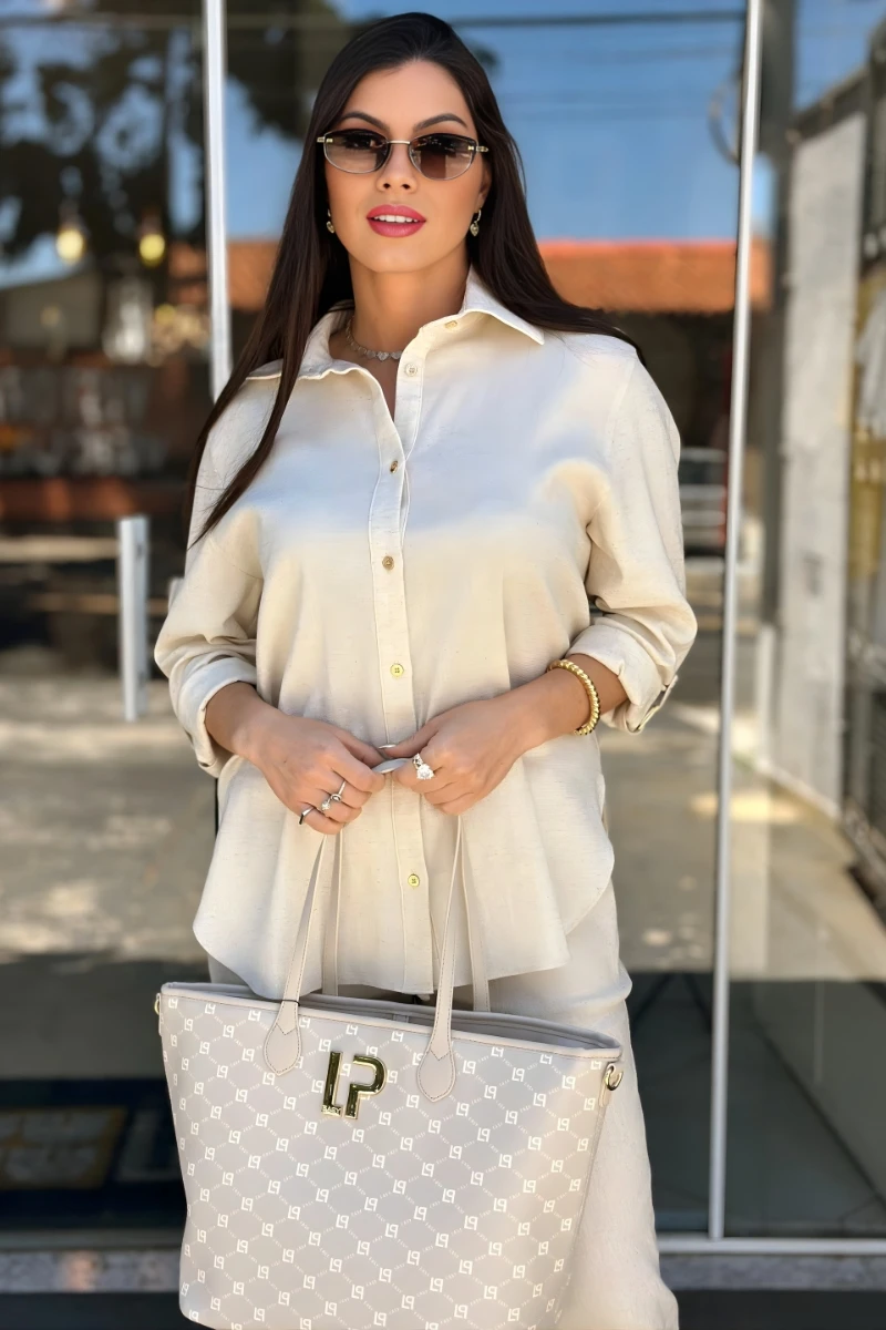 LANÇA PERFUME - Lança Perfume Long Sleeve Linen Shirt - 1650