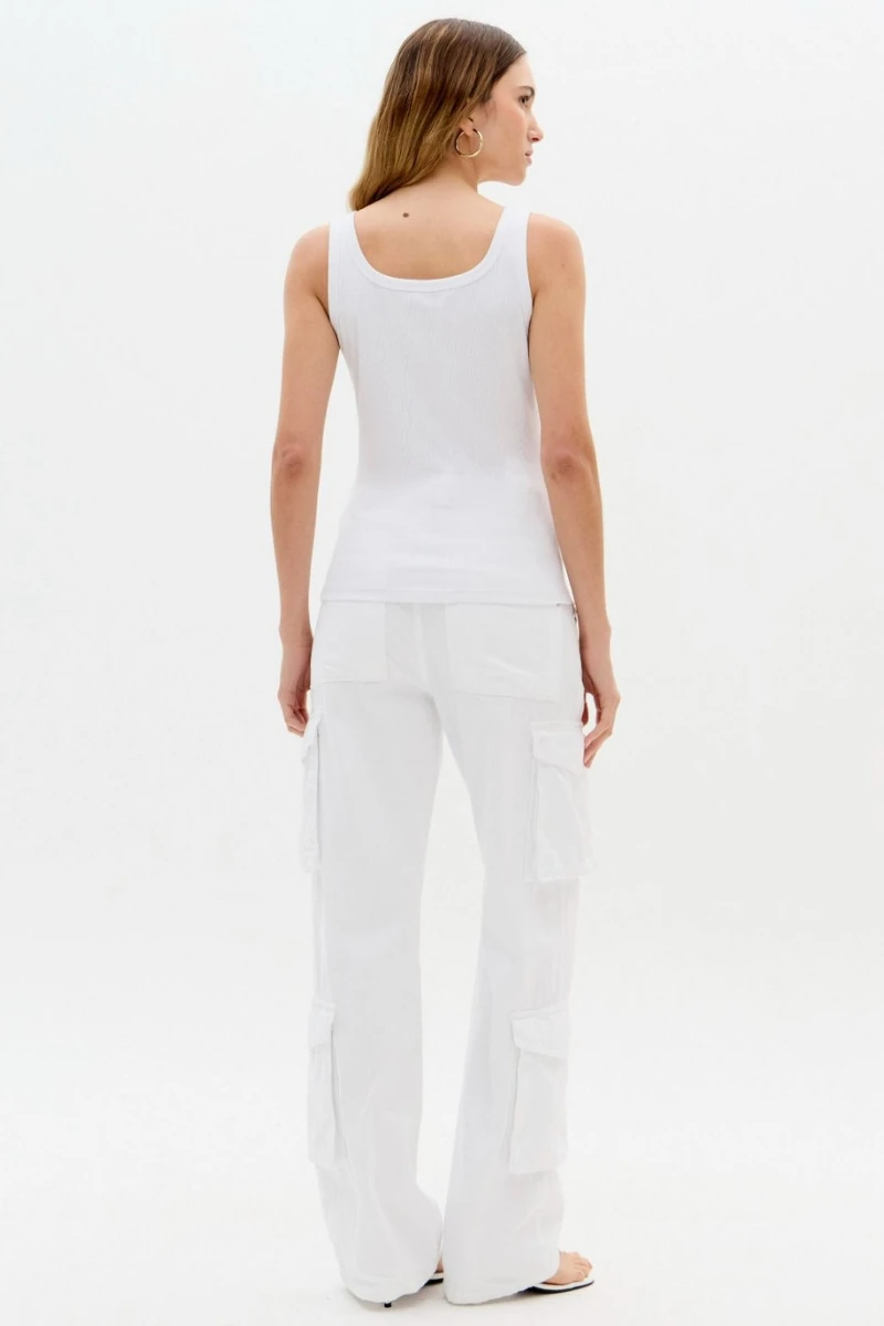 LANÇA PERFUME - Ribbed Tank Shirt with Perfume Launch Pendant - 1179 LANÇA PERFUME - Ribbed Tank Shirt with Perfume Launch Pendant - 1179