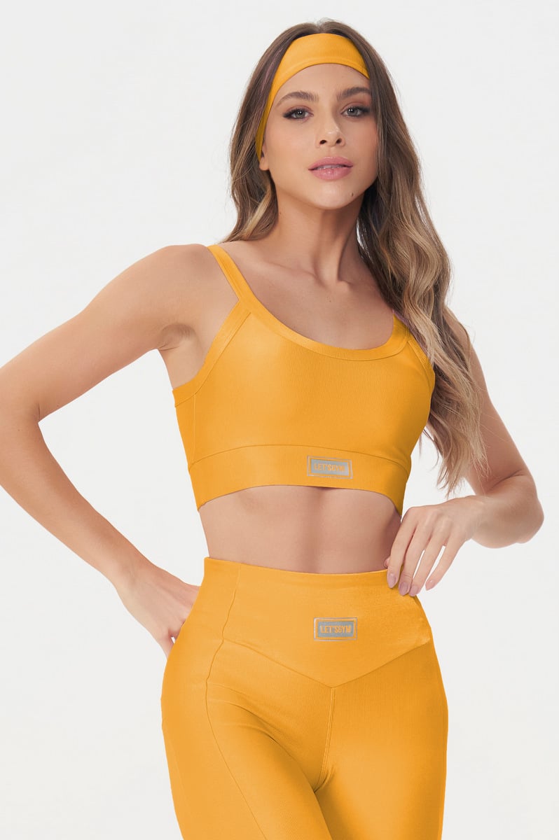 Lets Gym - Top Bright Mango Mist - 2141BMGM Lets Gym - Top Bright Mango Mist - 2141BMGM