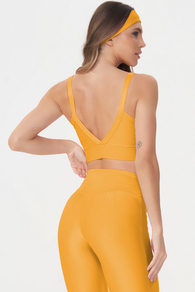 Lets Gym - Top Bright Mango Mist - 2141BMGM Lets Gym - Top Bright Mango Mist - 2141BMGM