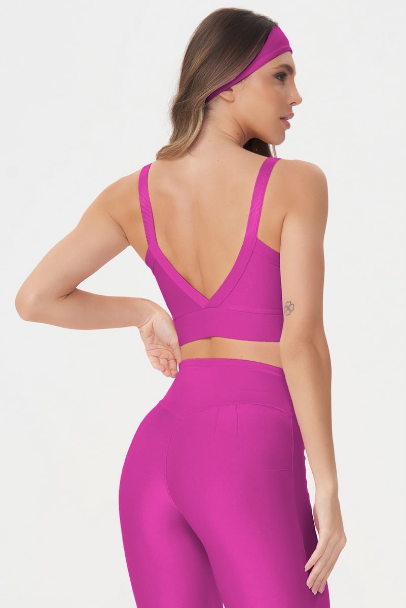 Lets Gym - Sports bra Bright Pink Berry - 2141BPB