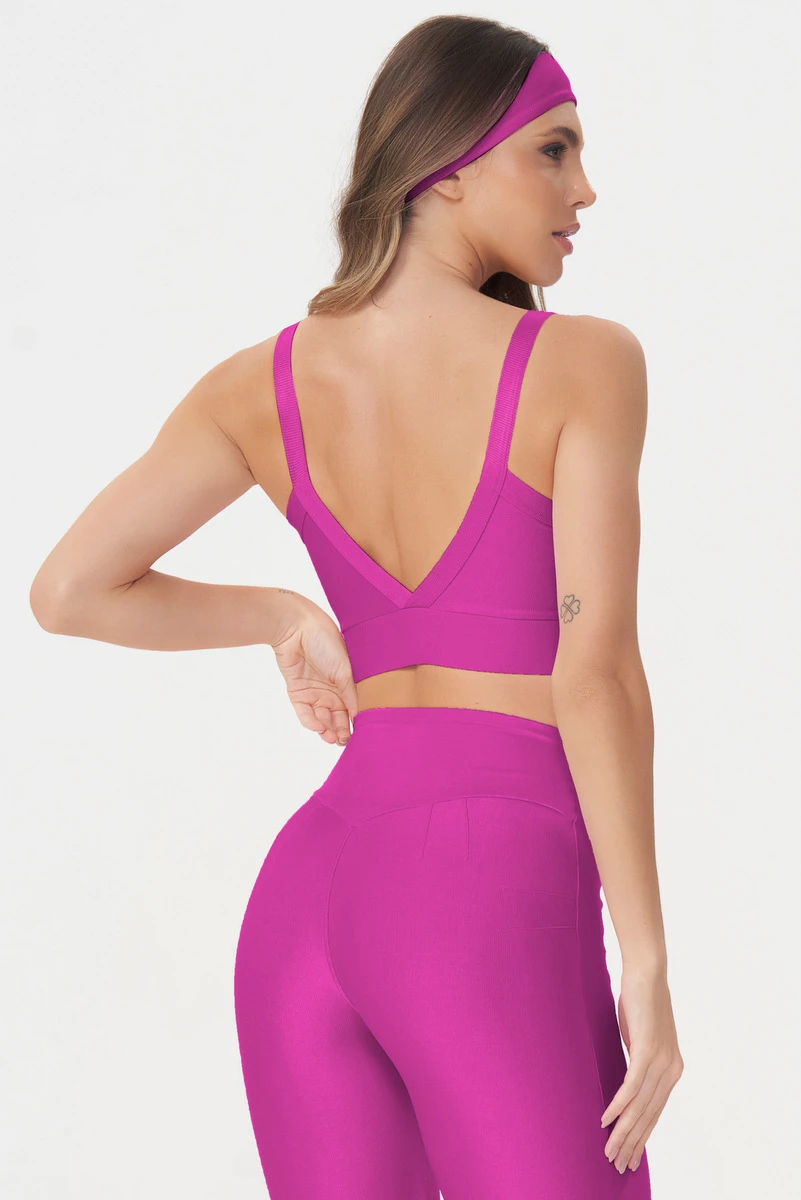 Lets Gym - Sports bra Bright Pink Berry - 2141BPB