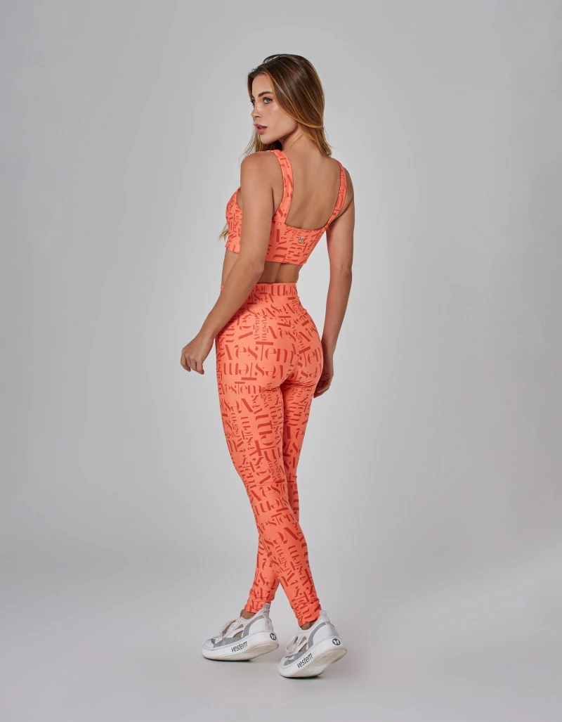 Vestem - Set Leggings and Sports Bra Myst Vestem Flamingo - CJ283.BF.E1301.I25