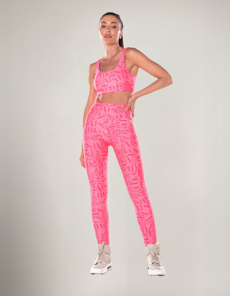 Vestem - Set Leggingss and Sports bra Myst Vestem Pink - CJ283.BF.E1277.V25