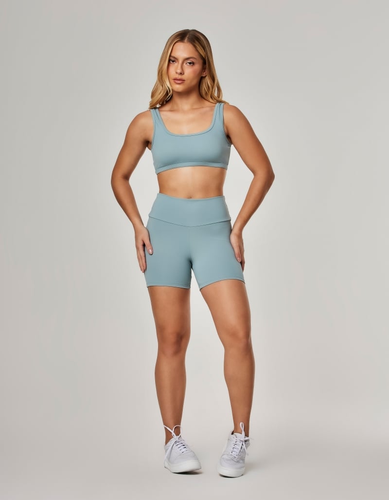 Vestem - Lara Blue Mirante Shorts and Top Set - CJ285.BF.C0390