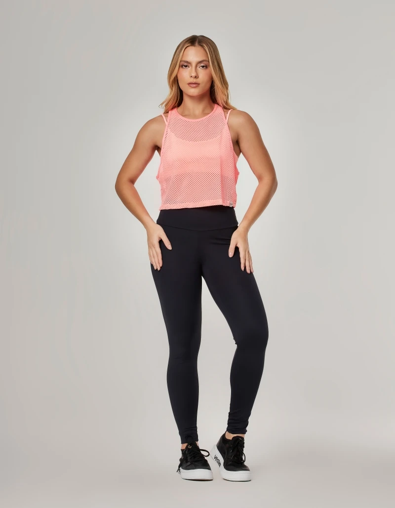 Vestem - Leggings, Tank Shirt and Orange Zig Zag Top Set - CJ292.BF.C0247