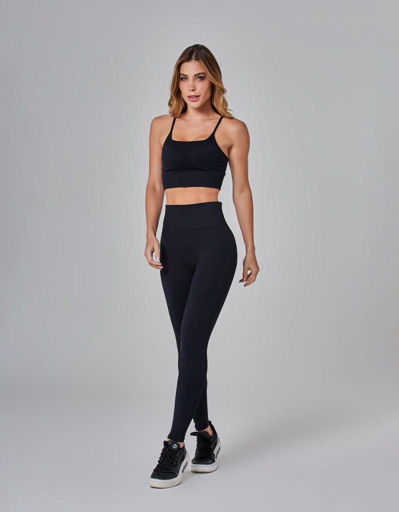 Vestem - Conjunto Legging e Top Lisboa Preto - CJ295.BF.C0002