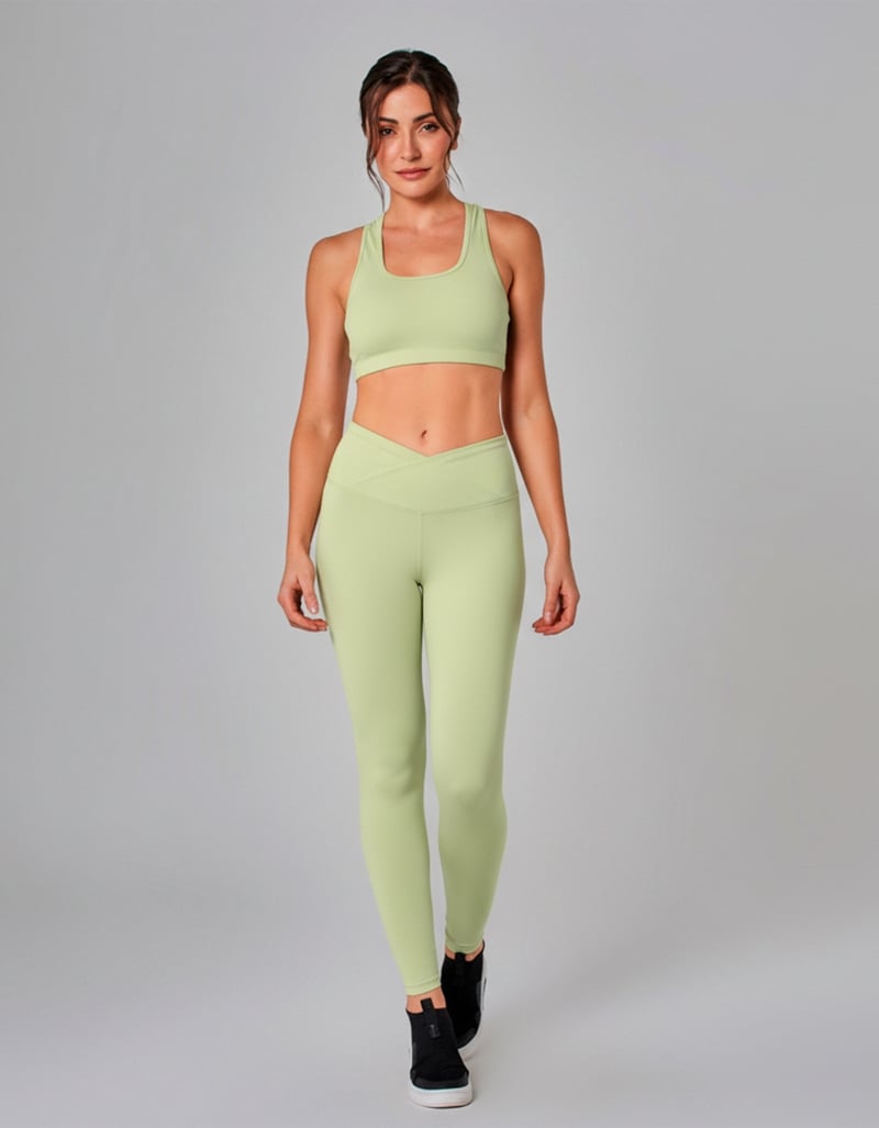 Vestem - Olive Green Seduction Leggings and Top Set - CJ297.BF.C0509