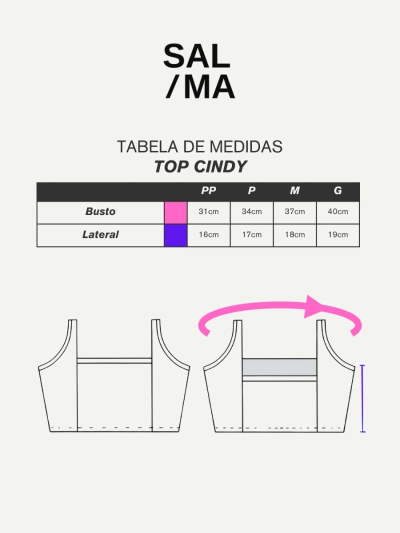 Salma - Sports bra Cindy Preto - SALFIT2PRE Salma - Sports bra Cindy Preto - SALFIT2PRE