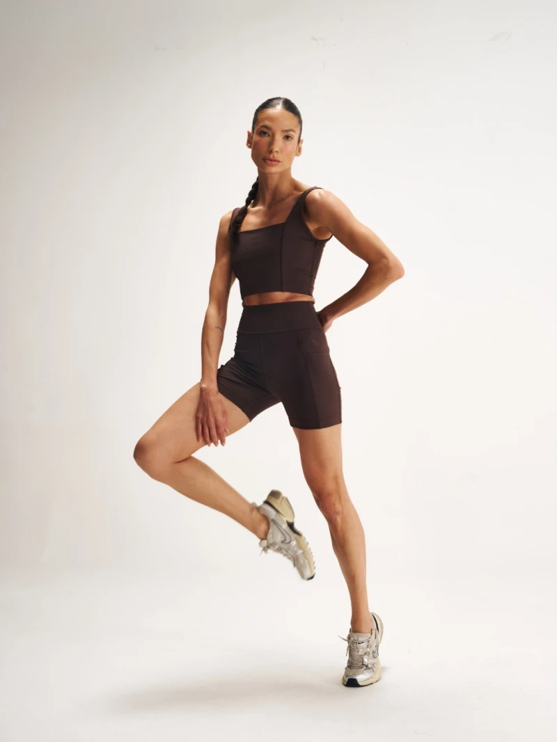 Salma - Sports bra Cindy Chocolate - SALFIT2MAR