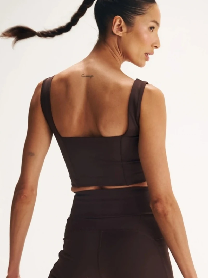 Salma - Sports bra Cindy Chocolate - SALFIT2MAR