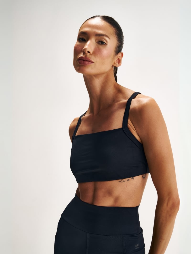 Salma - Fiji Black Sports Bra - SALFIT10PRE Salma - Fiji Black Sports Bra - SALFIT10PRE