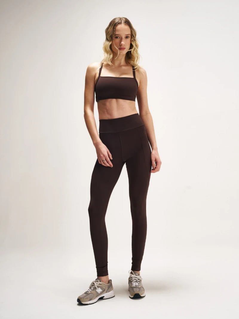 Salma - Sports bra Fiji Chocolate - SALFIT10MAR