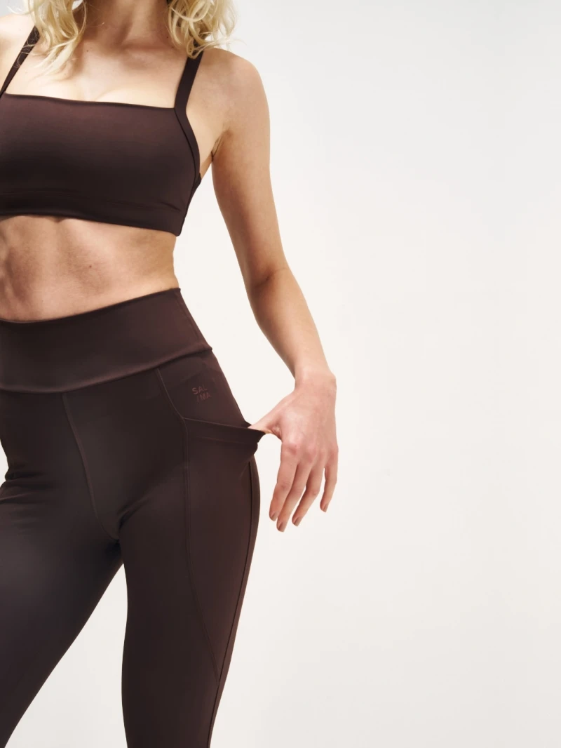 Salma - Sports bra Fiji Chocolate - SALFIT10MAR