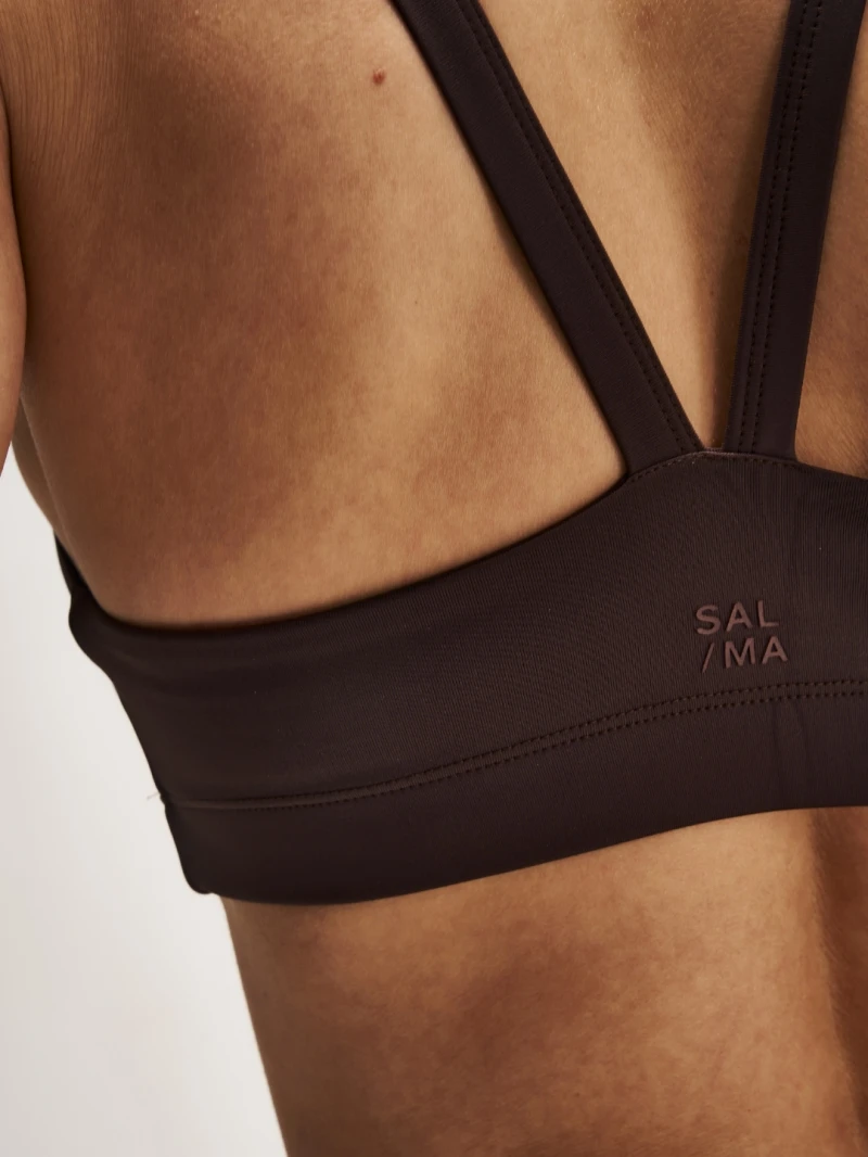 Salma - Sports bra Fiji Chocolate - SALFIT10MAR
