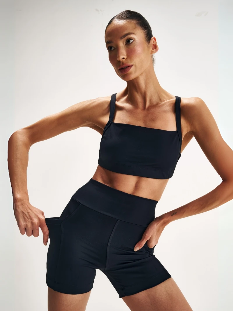 Salma - Black Maia Shorts - SALFIT8PRE