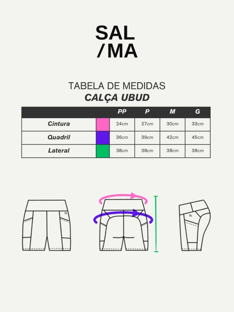 Salma - Short Maia Chocolate - SALFIT8MAR