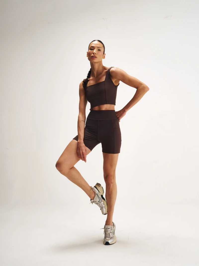 Salma - Short Maia Chocolate - SALFIT8MAR