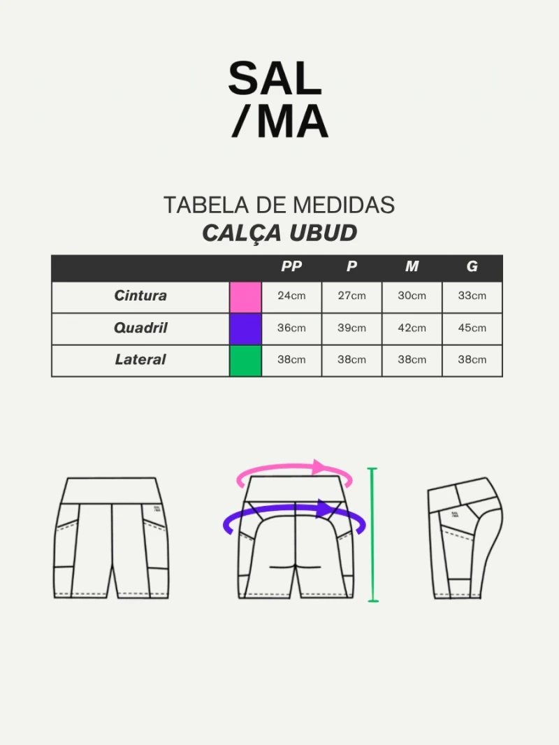Salma - Short Maia Canela - SALFIT8CAN