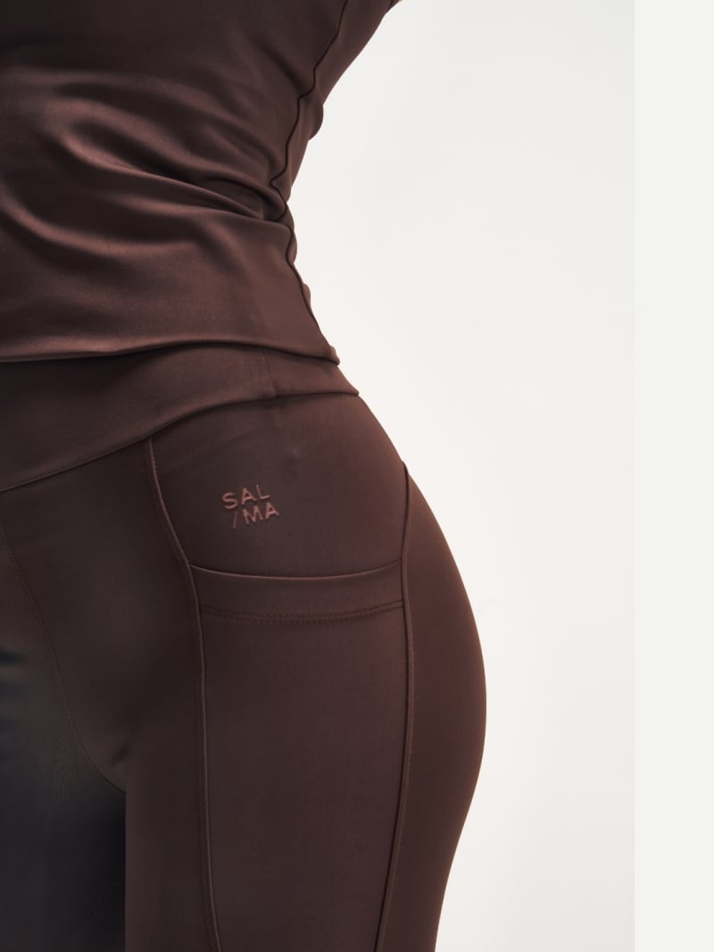 Salma - Pants Leggingss Olivia Chocolate - SALFIT3MAR