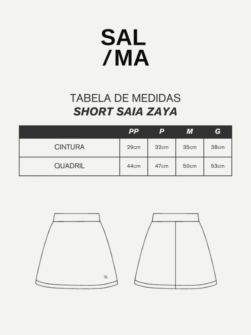 Salma - Zaya Ice Short Skirt - SALFIT13PRA
