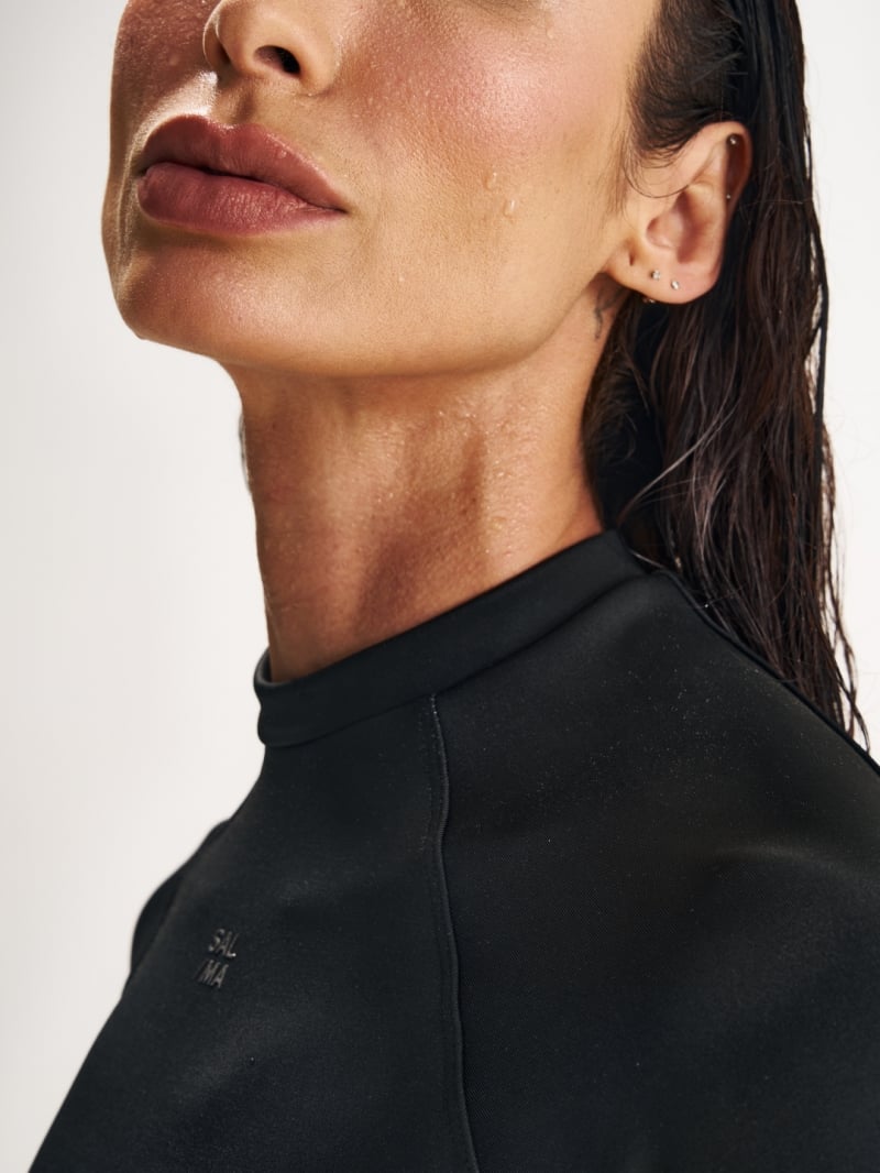 Salma - Tessa Black Surf Shirt - SALSURFTOP3PRE Salma - Tessa Black Surf Shirt - SALSURFTOP3PRE