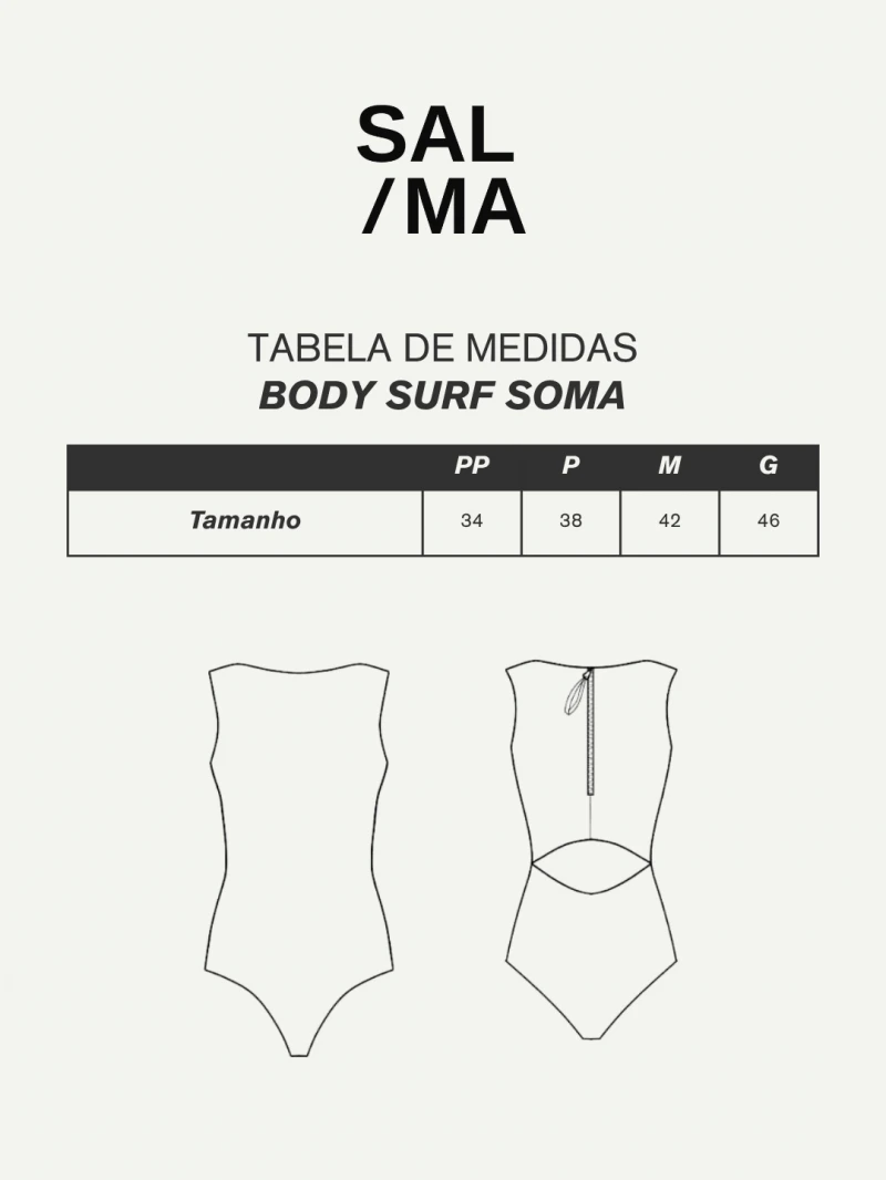 Salma - Surf Soma Black Bodysuit - SALBODY2PRE