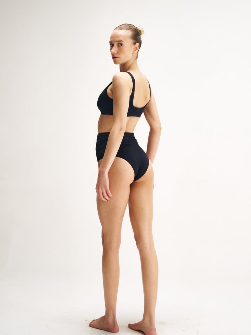 Salma - Black Bali Bikini Hot Pants - SALSURFHP2PRE