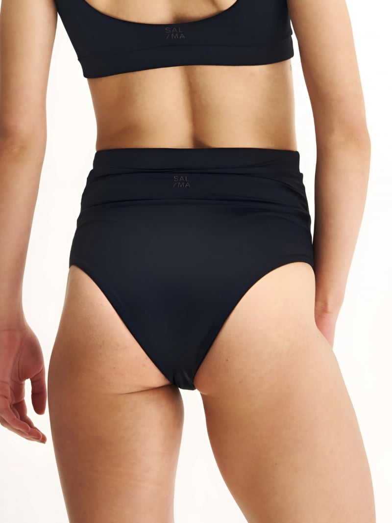 Salma - Black Bali Bikini Hot Pants - SALSURFHP2PRE