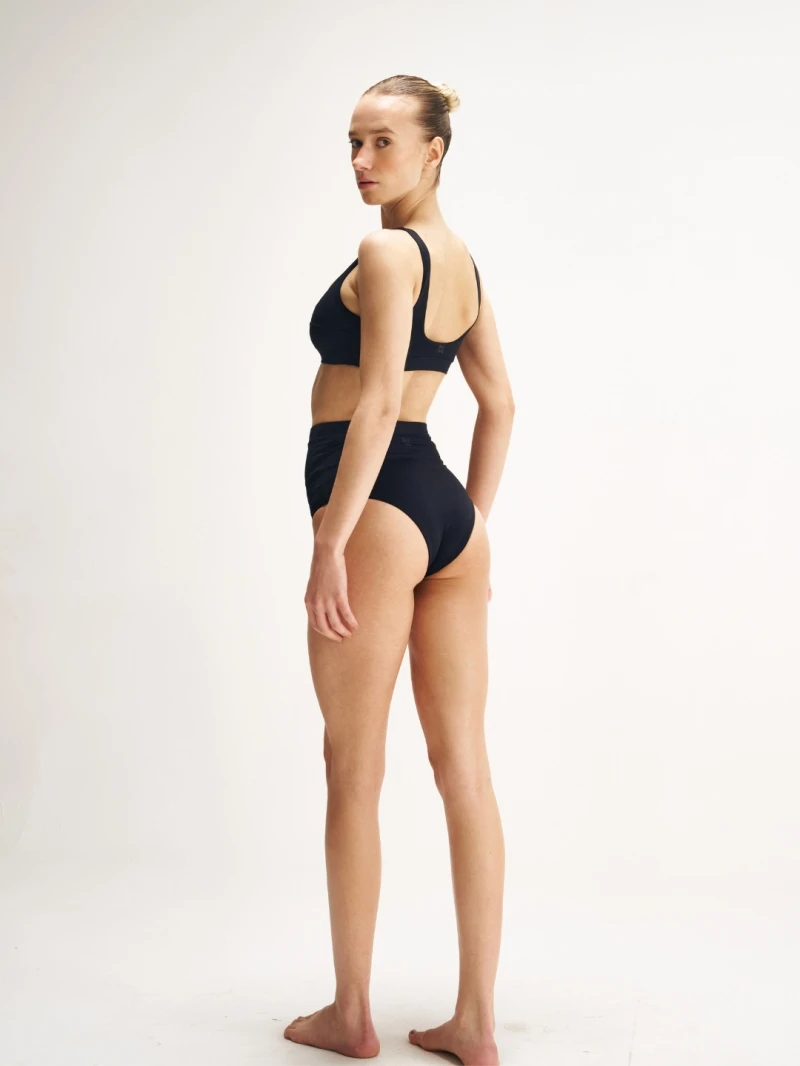 Salma - Black Bali Bikini Hot Pants - SALSURFHP2PRE