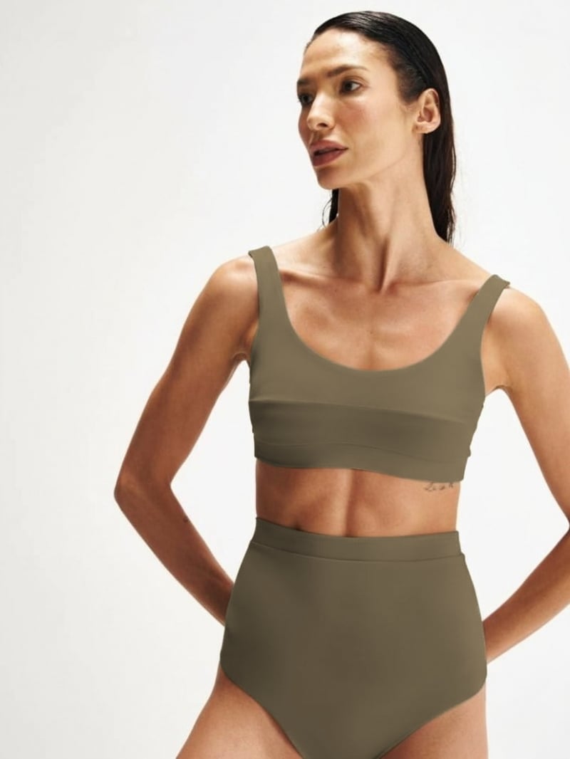 Salma - Balinese Hot Pants Bikini Castor - SALSURFHP2MAR